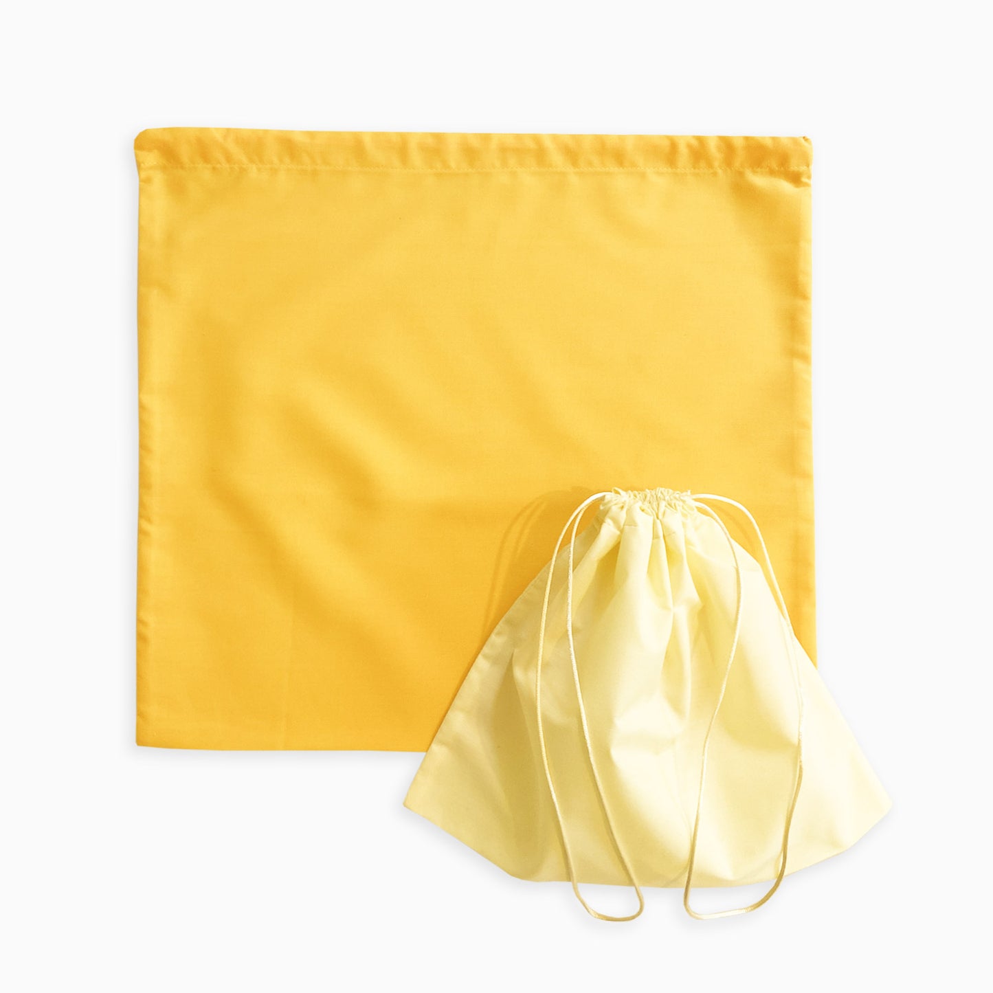 Yellow Thin Cotton Dust Bag