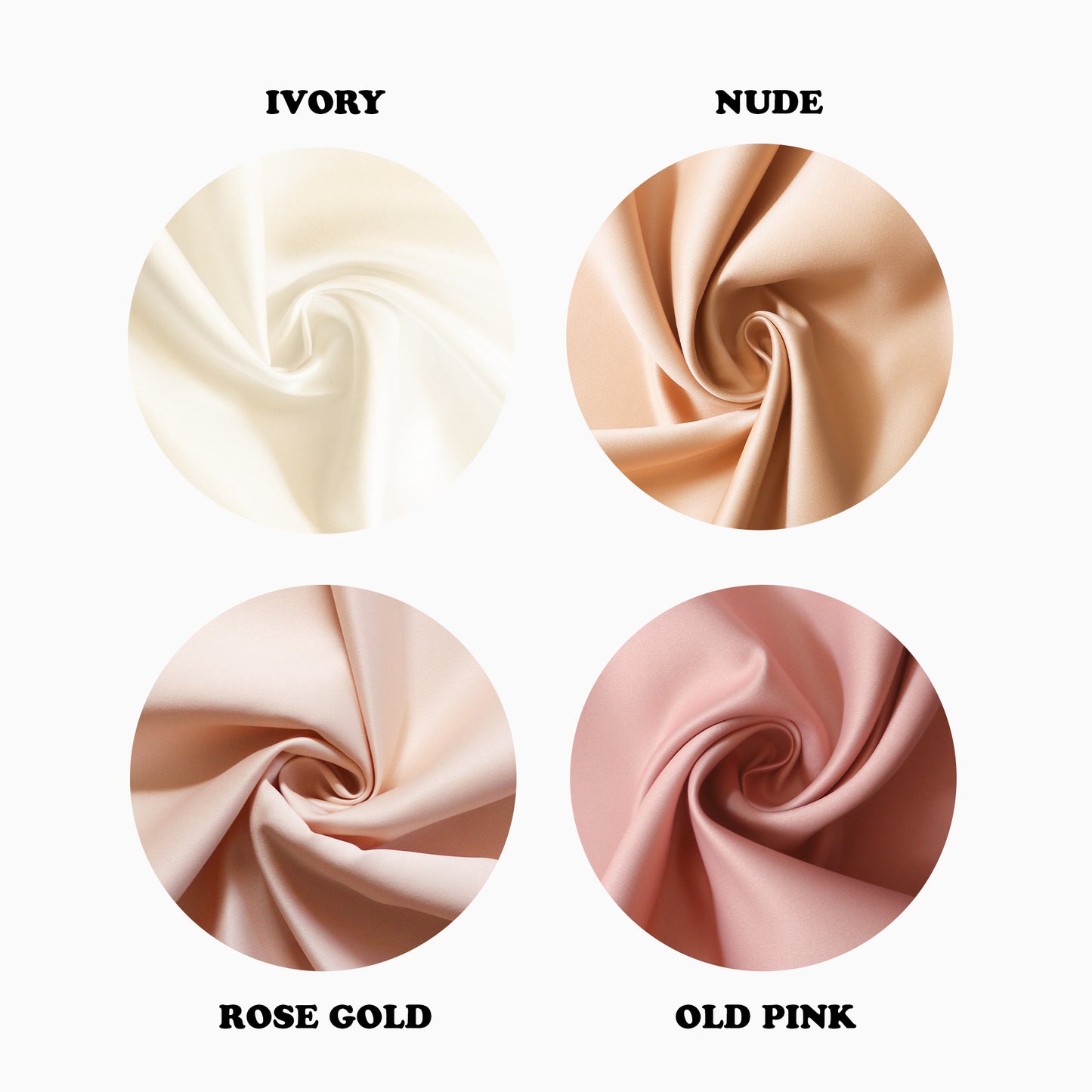Nude Satin Dust Bag