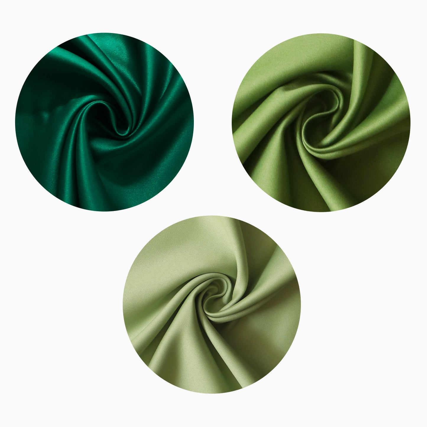 Green Satin Dust Bag