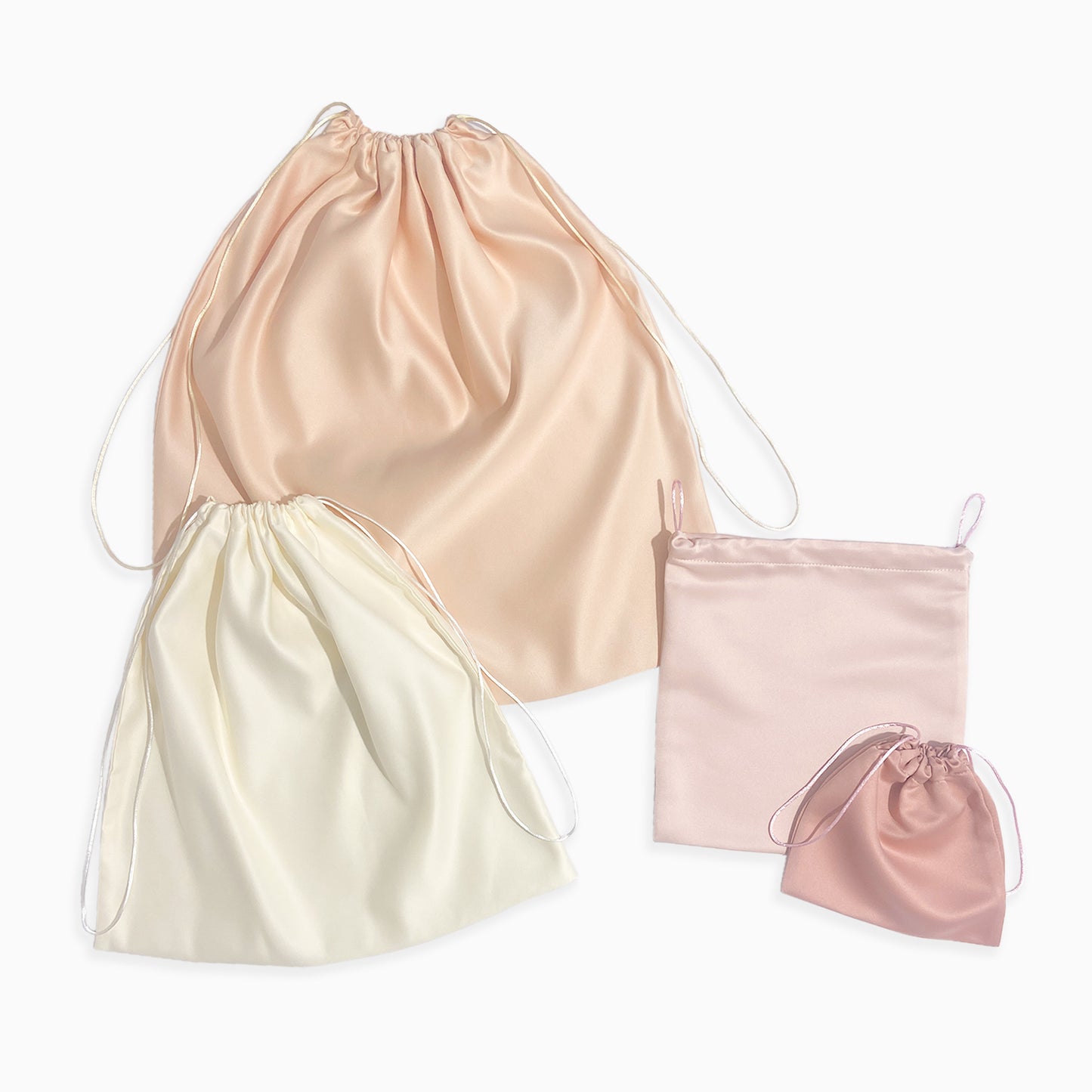 Nude Satin Dust Bag