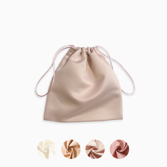 Nude Satin Dust Bag