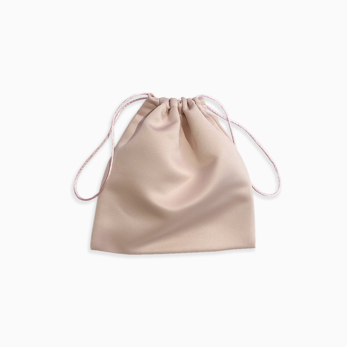 Gold Silver Rose Satin Dust Bag
