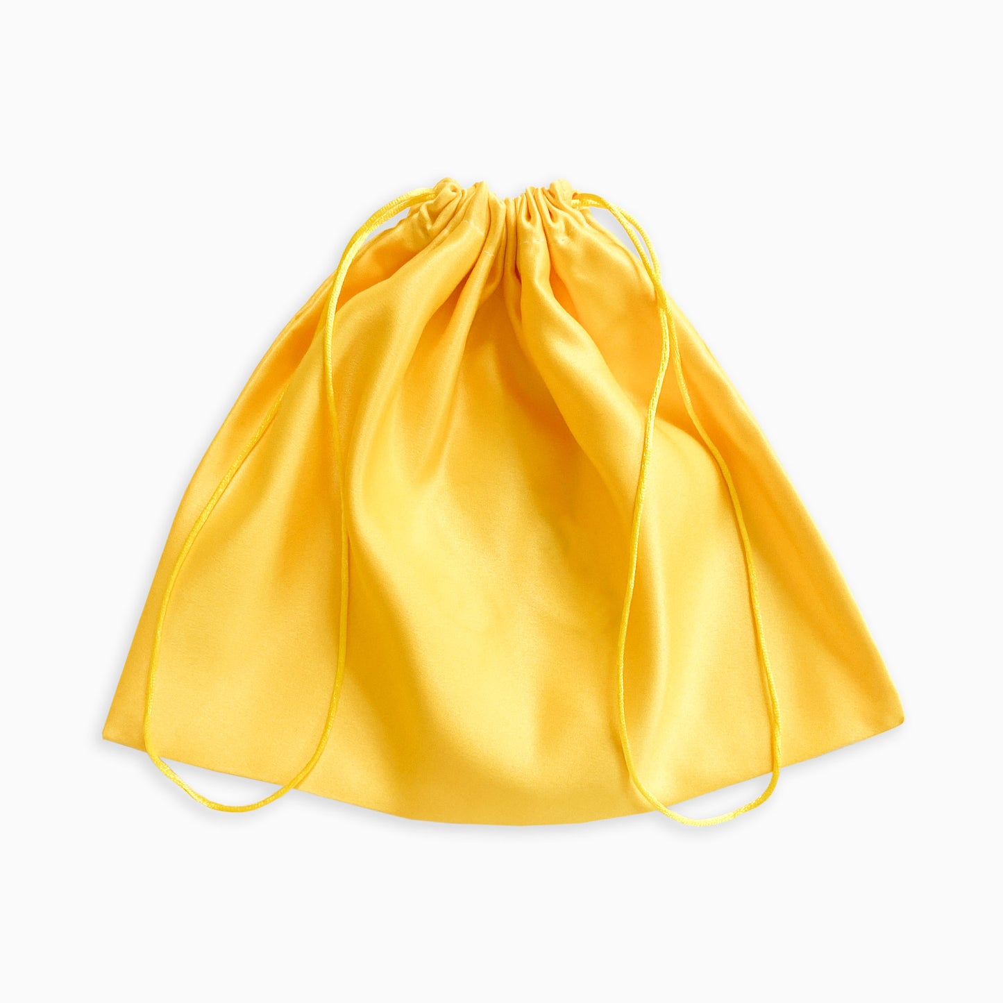 Yellow Orange Satin Dust Bag