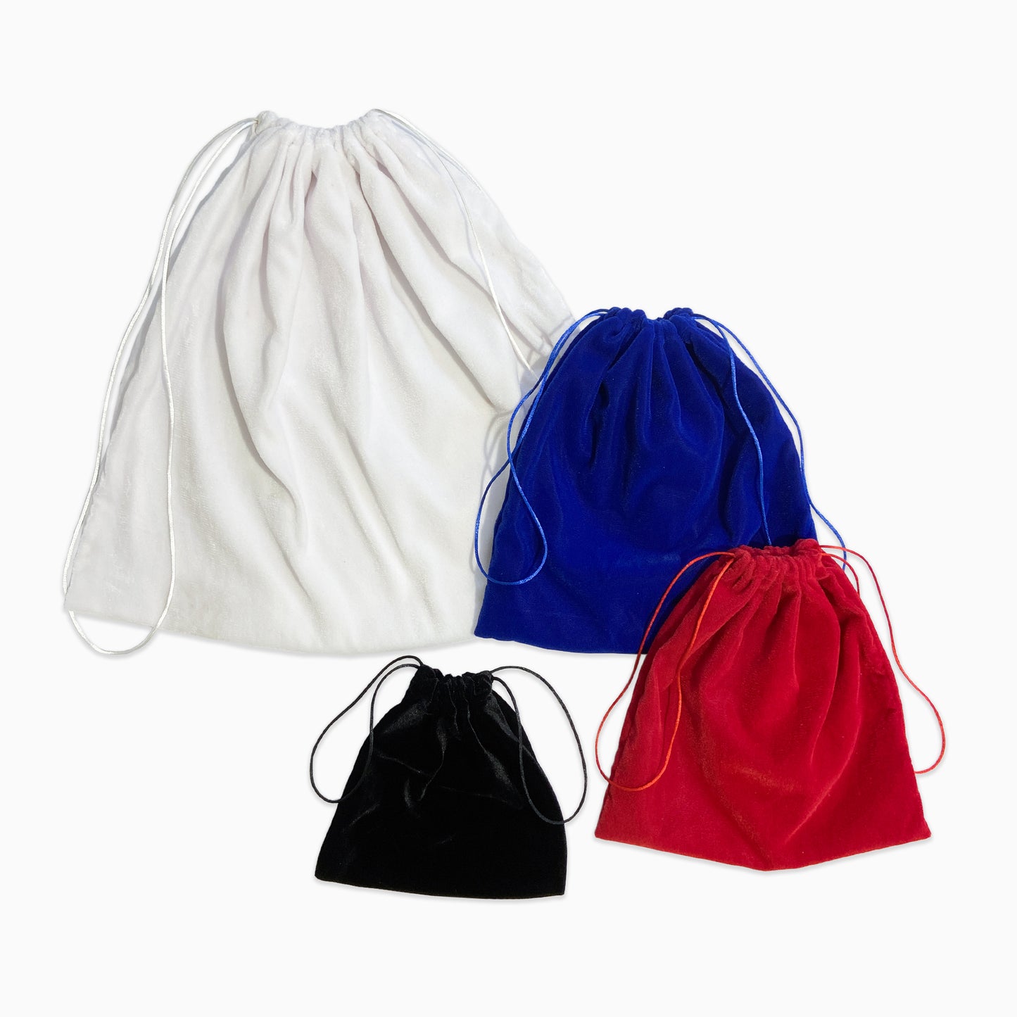 Velvet Dust Bag - White, Black, Red, Blue, Purple, Orange, Pink, Green