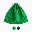 Green Thin Cotton Dust Bag