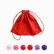 Pink Red Broadcloth Dust Bag
