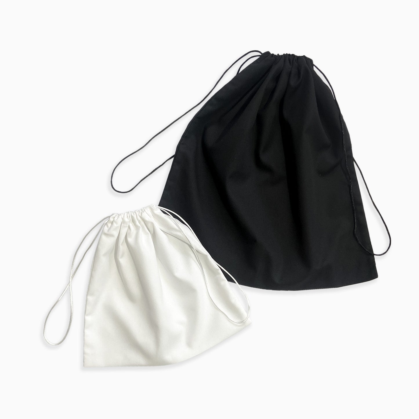 Black & White Cotton Dust Bag