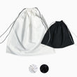 Black & White Contrast Cotton Dust Bag