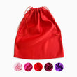 Pink Red Satin Dust Bag