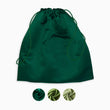 Green Satin Dust Bag